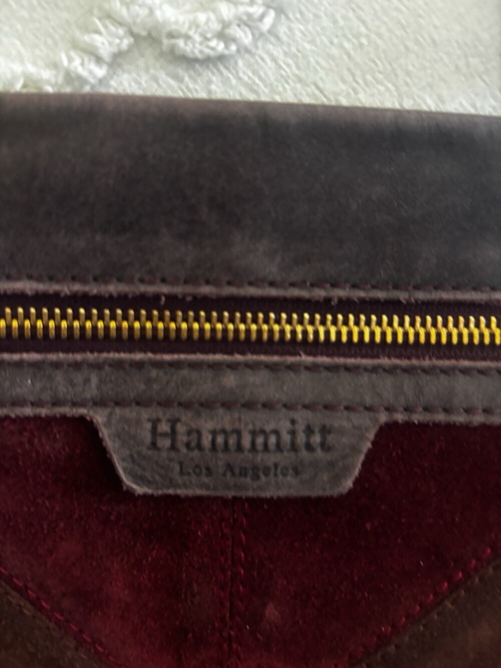 Vintage Hammit Crossbody. Beautiful Colors And Signature Hardware. Great Bag!